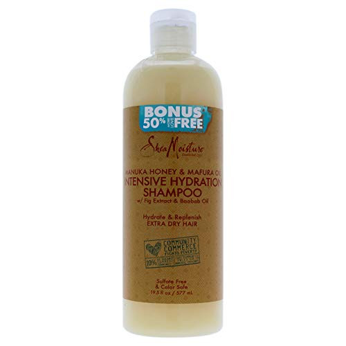Shea Moisture Manuka Honey and Mafura Oil Intensive Hydration Shampoo By Shea Moisture for Unisex - 10-3 Oz Shampoo 10-3 Ounce Shea Moisture Manuka Honey and Mafura Oil Intensive Hydration Shampoo By Shea Moisture for Unisex - 10-3 Oz Shampoo 10-3 Ounce