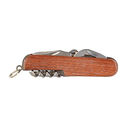 Thirsty Rhino Util  Rosewood Utility Pocket Knife  7-in-1 Multi-Function Multi-Tool  Rosewood -Set of 1-