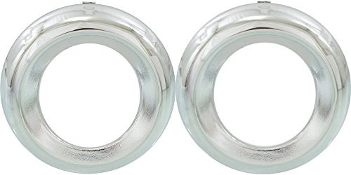 DAT AUTO PARTS Fog LAMP MOLDING Set of Two Replacement for 09-12 Toyota RAV4 Limited Edition Chrome Left Driver Right Passenger Side Pair TO1038128 TO