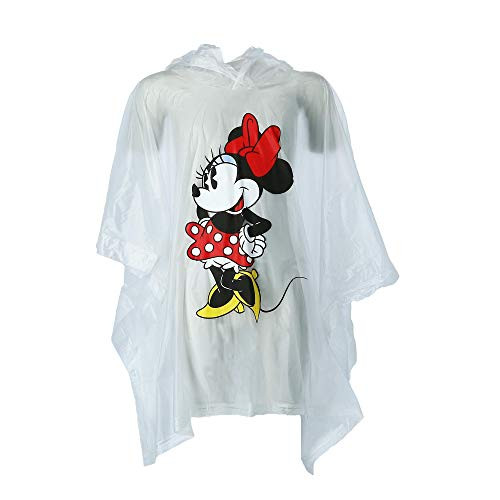 Jerry Leigh Disney Kids Classic Minnie Mouse Rain Poncho  Clear