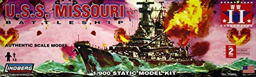 Lindberg U-S-S- Missouri Battleship Building Kit