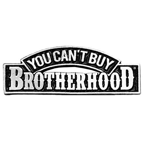 Hot Leathers Unisex-Adult You Cant Buy Brotherhood Pin -Pewter  One Size-