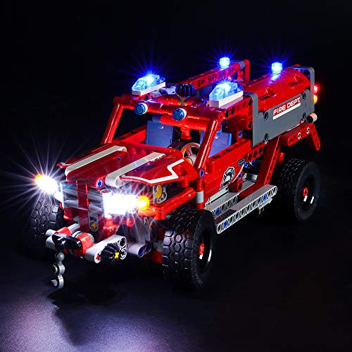 BRIKSMAX Led Lighting Kit for Technic First Responder - Compatible with Lego 42075 Building Blocks Model- Not Include The Lego Set