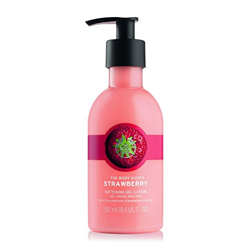 The Body Shop Strawberry Softening Puree Body Lotion  8-4 Fl Oz