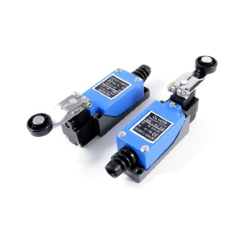 uxcell 2 Pcs ME-8104 Rotary Roller Lever Arm Limit Switch for CNC Mill 3D Printer Door Switch