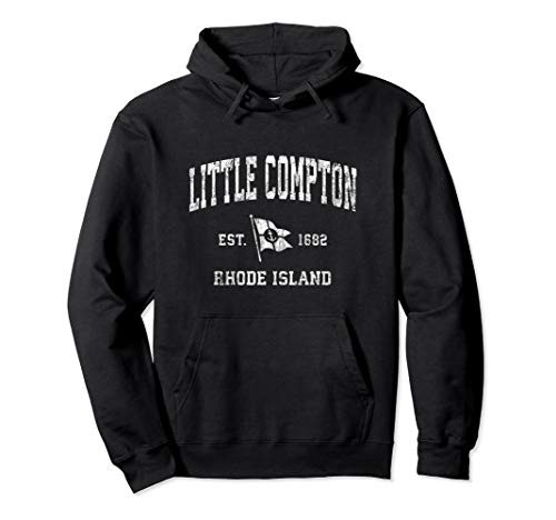 Little Compton RI Vintage Nautical Boat Anchor Flag Sports Pullover Hoodie Little Compton RI Vintage Nautical Boat Anchor Flag Sports Pullover Hoodie