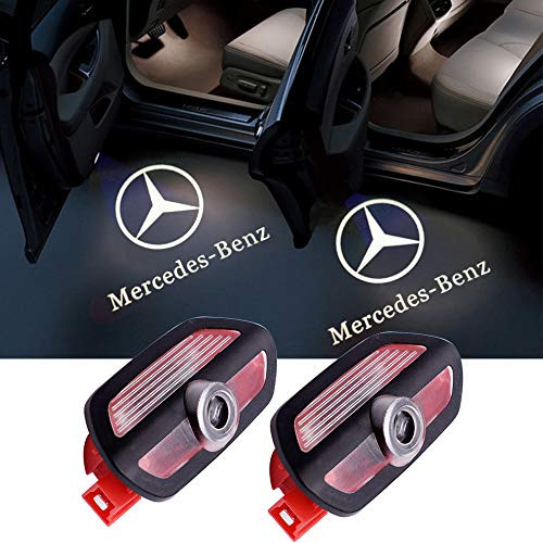 LONGSNOL 2pcs Door Light Logo Projector for Mercedes Benz W222 - S Class Car Logo Projector Door Lights LED Courtesy Welcome Light for Mercedes Emblem