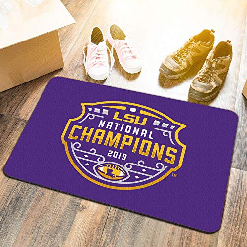 College Flags and Banners Co- LSU Tigers 2019 Football National Champions Utility Door Mat College Flags and Banners Co- LSU Tigers 2019 Football National Champions Utility Door Mat