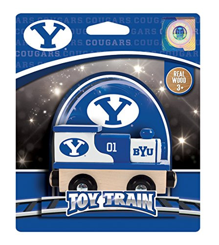 MasterPieces NCAA BYU Cougars Real Wood Toy Train Engine
