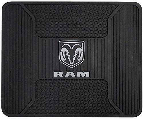 Plasticolor 001262R25 Dodge Ram Elite Utility Mat - Gray Logo