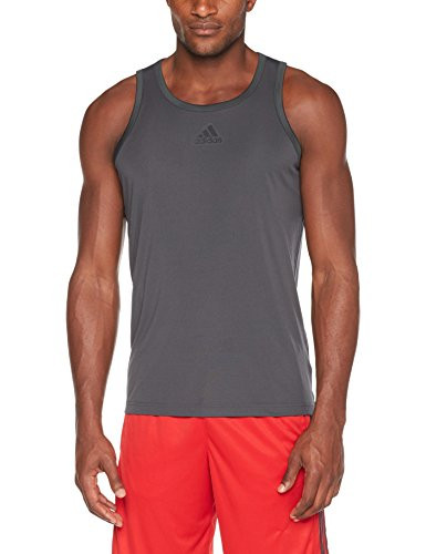 adidas Mens 3G Tank Dgh Solid Gray-Black Small