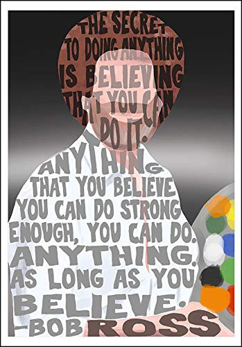 Bob Ross quote mini-print 5x7