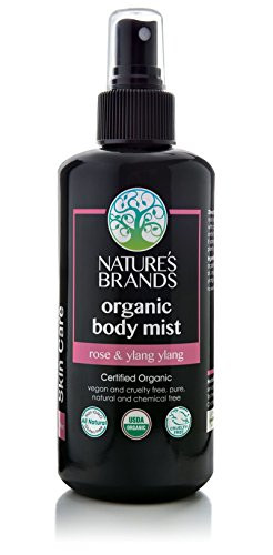 Herbal Choice Mari Organic Body Mist  Rose and Ylang Ylang 6-8floz Glass
