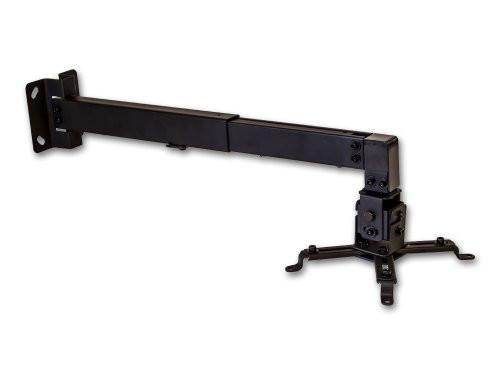 NavePoint Universal LCD-DLP Projector Ceiling Or Wall Mount Bracket Holds Up to 44 Lbs Black