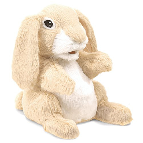 Folkmanis Sniffing Rabbit Hand Puppet Plush