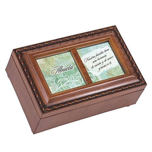 Cottage Garden Abuela Woodgrain Petite Music Box/Jewelry Box Plays Light Up My Life Cottage Garden Abuela Woodgrain Petite Music Box/Jewelry Box Plays Light Up My Life