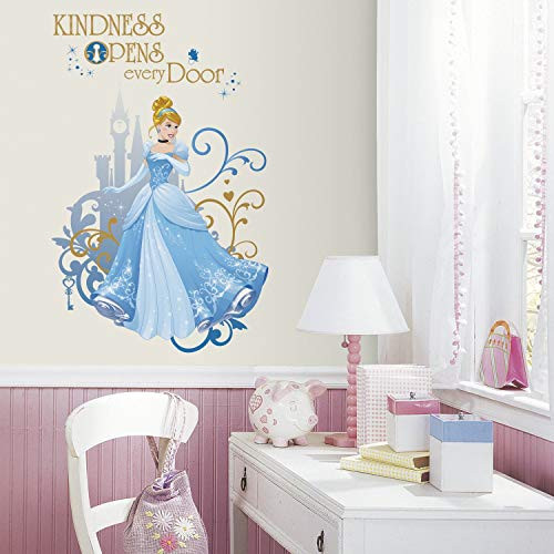 RoomMates Disney Princess Cinderella Peel And Stick Giant Wall Graphic