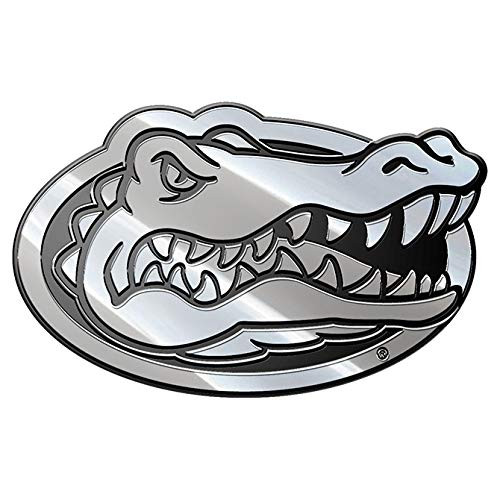 Stockdale Florida Gators Solid Metal Chrome Auto Emblem Stockdale Florida Gators Solid Metal Chrome Auto Emblem