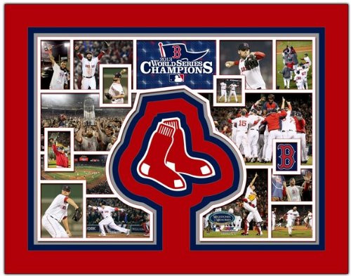 Boston Red Sox 2013 World Series Champions Photo Collage 11 x 14 Matted Boston Red Sox 2013 World Series Champions Photo Collage 11 x 14 Matted