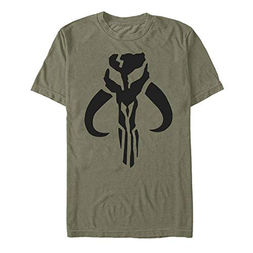 Star Wars Mandalorian Logo T-Shirt - Green -Large-
