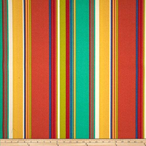 Richloom Fabrics Solarium Outdoor Westport Stripe Fabric  Spring