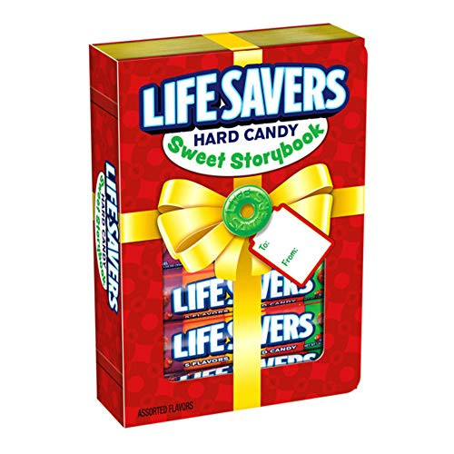 LIFE SAVERS 5 Flavors Sweet Storybook Gift Box  1-14-Ounce Roll -6 Rolls of Candies-