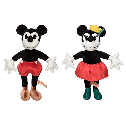 Disney Parks 90th Anniversary Mickey and Minnie Collectible Plush Doll Set - Limited Release