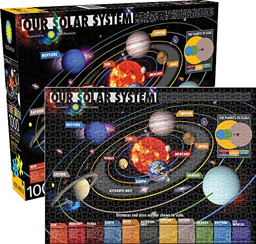 Aquarius Smithsonian Solar System 1000 Piece Jigsaw Puzzle Aquarius Smithsonian Solar System 1000 Piece Jigsaw Puzzle