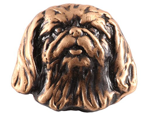 Creative Pewter Designs Pekingese Dog Copper Plated Lapel Pin  Brooch  Jewelry  DC136