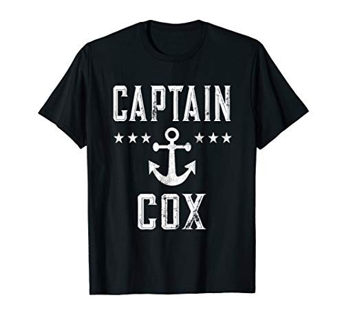 Vintage Captain Cox Family Cruise Lake Boat T-Shirt