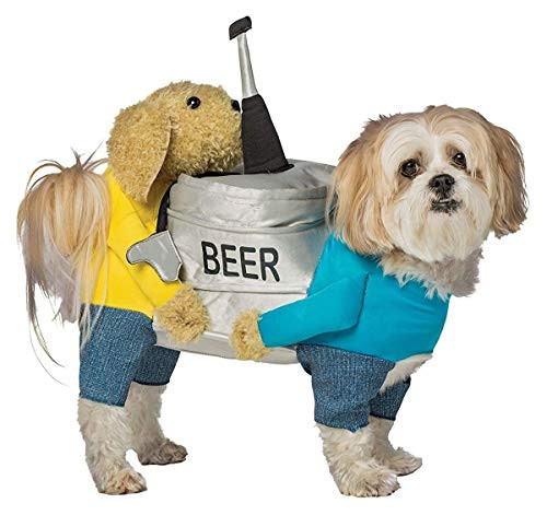 Rasta Imposta Dogs Carrying Beer Keg Dog Costume - SM