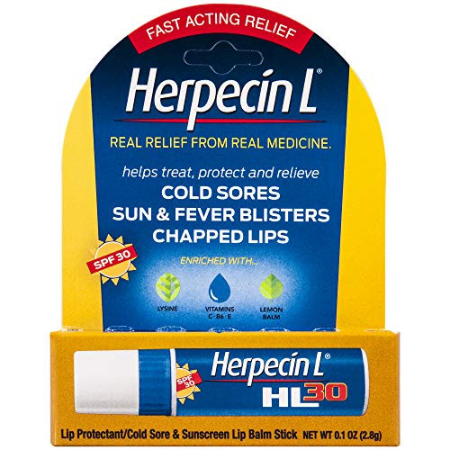 Herpecin-L Lip Balm Stick 30 SPF 0-1 Ounce -Pack of 2- Herpecin-L Lip Balm Stick 30 SPF 0-1 Ounce -Pack of 2-
