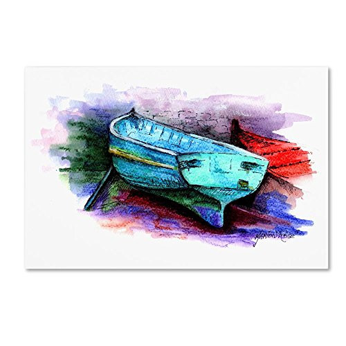 Boat 1 by Marion Rose  16x24-Inch Canvas Wall Art