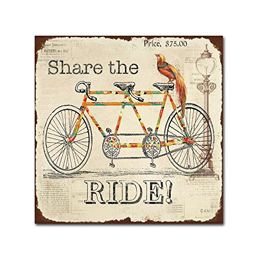 Bike 4 by Jean Plout  18x18-Inch Canvas Wall Art
