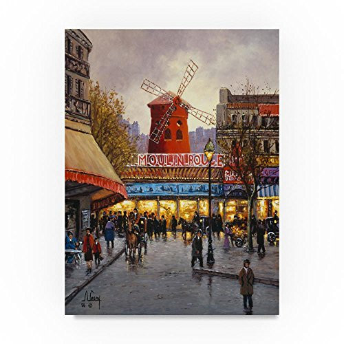Wind Mill by Anthony Casay  14x19-Inch Canvas Wall Art