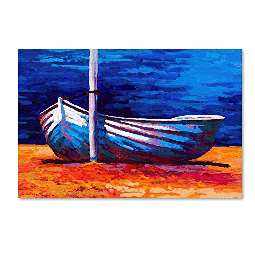 Boat 12 by Marion Rose  12x19-Inch Canvas Wall Art