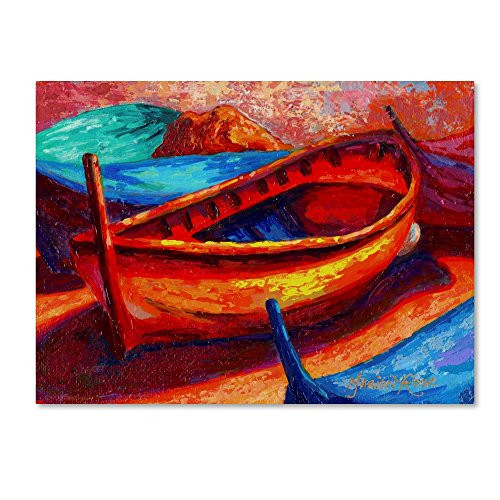 Boat 10 by Marion Rose  14x19-Inch Canvas Wall Art