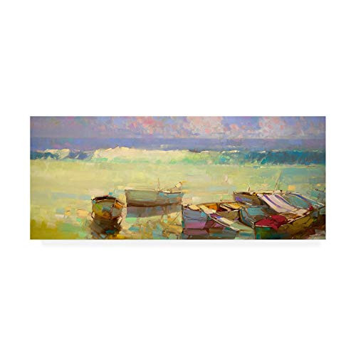 Trademark Fine Art Rowboats Gathered by Vahe Yeremya  8x19  Multiple