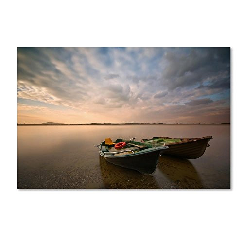 Boats by Piotr Krol  16x24-Inch Canvas Wall Art