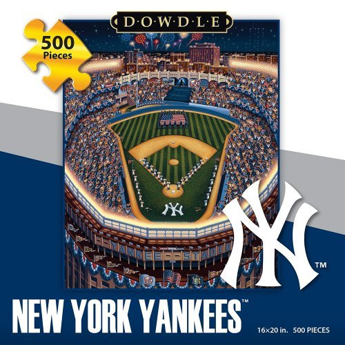 Jigsaw Puzzle - New York Yankees 500 Pc By Dowdle Folk Art Jigsaw Puzzle - New York Yankees 500 Pc By Dowdle Folk Art