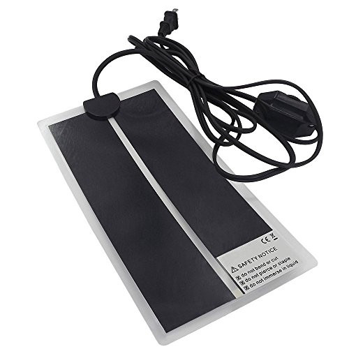 Windspeed US plug110V Under Tank Heating Pad-Reptile Tank Warmer Mat w-Temperature Controller -14W - 11x11-