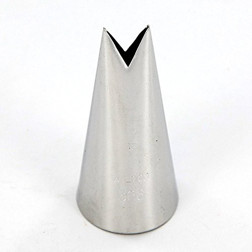Wilton 402-366 No. 366 Leaf Decorating Tip, Multicolor