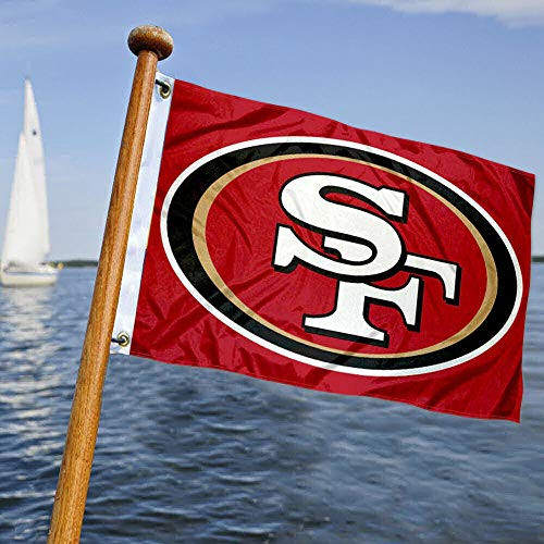 WinCraft San Francisco 49ers Boat and Golf Cart Flag