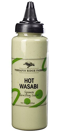 Terrapin Ridge Farms Hot Wasabi Garnishing Squeeze 9 OZ -Pack of 6-