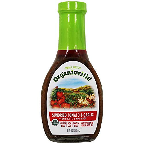 Organicville Organic Vinaigrette Sun Dried Tomato and Garlic - 8 fl oz