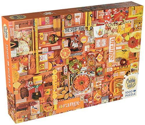 Cobble Hill Orange Jigsaw Puzzle (1000 Piece)
