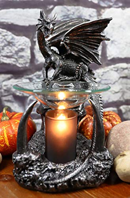 Ebros Gothic Ossuary Sabretooth Skull Graveyard Dragon Electric Oil Burner Or Tart Warmer Decor Statue 8-5 Tall Home Fragrance Aroma Accessory Fantas Ebros Gothic Ossuary Sabretooth Skull Graveyard Dragon Electric Oil Burner Or Tart Warmer Decor Statue 8-5 Tall Home Fragrance Aroma Accessory Fantas