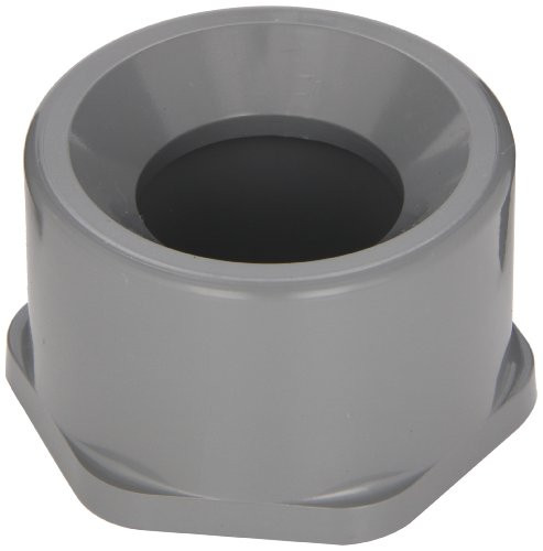 Spears 837-C Series CPVC Pipe Fitting  Bushing  Schedule 80  2 Spigot x 1 Socket