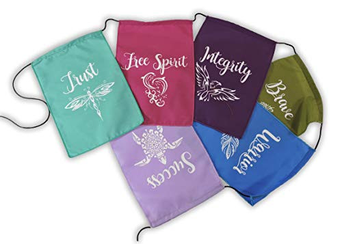 Handmade Affirmation Trust Integrity Brave Warrior Success Prayer Flag 6X8