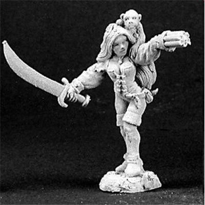 Reaper Miniatures Sela Windsprite, Elf Pirate 03128 Dark Heaven Unpainted Metal